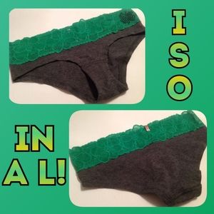 PINK Victoria's Secret Shamrock Low Rise Hipster Panties (ISO)